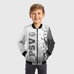Бомбер детский PSV - white gradient по-вертикали, цвет: 3D-черный — фото 2