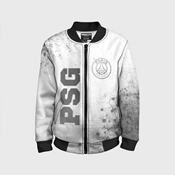 Бомбер детский PSG - white gradient вертикально, цвет: 3D-черный