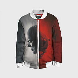 Бомбер детский Сорвиголова рожденный заново Мэтт Мёрдок, цвет: 3D-белый