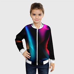 Бомбер детский Multicoloured, цвет: 3D-белый — фото 2