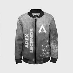Детский бомбер Apex Legends - grey gradient вертикально