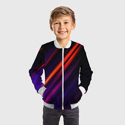 Бомбер детский Multicolored, цвет: 3D-белый — фото 2