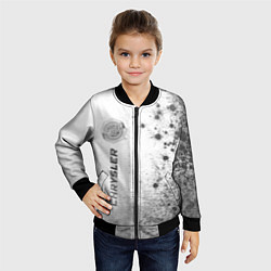 Бомбер детский Chrysler - white gradient по-вертикали, цвет: 3D-черный — фото 2