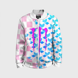 Детский бомбер Monster energy neon anime