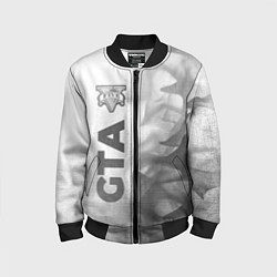 Бомбер детский GTA - white gradient по-вертикали, цвет: 3D-черный