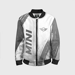 Бомбер детский Mini - white gradient вертикально, цвет: 3D-черный