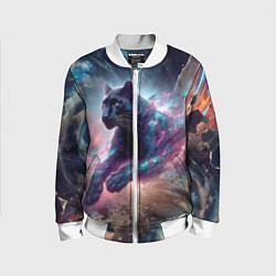 Детский бомбер Космическая пантера - нейроарт