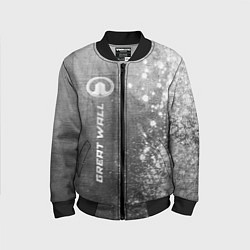 Бомбер детский Great Wall - grey gradient по-вертикали, цвет: 3D-черный