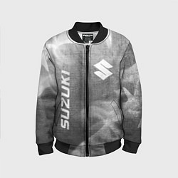 Бомбер детский Suzuki - grey gradient вертикально, цвет: 3D-черный