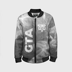 Бомбер детский GTA - grey gradient вертикально, цвет: 3D-черный