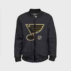 Детский бомбер Сент Луис Блюз - черные треугольники