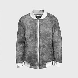Бомбер детский Абстракция - grey polished chip, цвет: 3D-белый