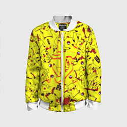 Бомбер детский Doom x pokemon, цвет: 3D-белый