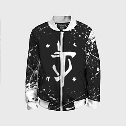 Бомбер детский Doom краски белые, цвет: 3D-белый