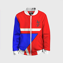 Бомбер детский Doom star geometry, цвет: 3D-белый