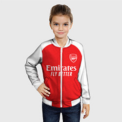 Бомбер детский Аршавин форма Арсеал, цвет: 3D-белый — фото 2