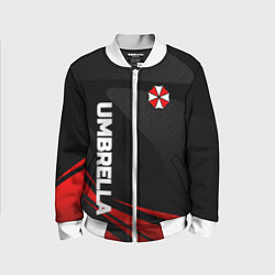 Бомбер детский Umbrella - спорт, цвет: 3D-белый