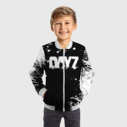 Бомбер детский Dayz краски брызги, цвет: 3D-белый — фото 2