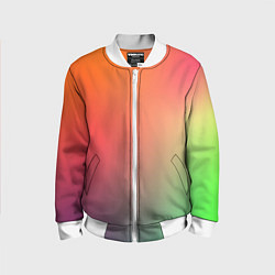 Бомбер детский Color multicolored, цвет: 3D-белый