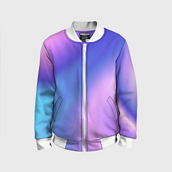 Бомбер детский Color multicolored gradient, цвет: 3D-белый