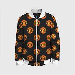 Детский бомбер Manchester United Pattern