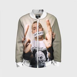 Бомбер детский Eminem: I am Rap, цвет: 3D-белый