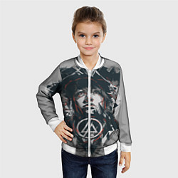 Бомбер детский Linkin Park: My Style, цвет: 3D-белый — фото 2