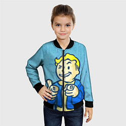 Бомбер детский Fallout: It's okey, цвет: 3D-черный — фото 2