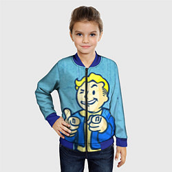 Бомбер детский Fallout: It's okey, цвет: 3D-синий — фото 2