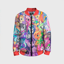 Бомбер детский My Little Pony, цвет: 3D-красный