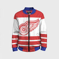 Бомбер детский Detroit Red Wings, цвет: 3D-синий