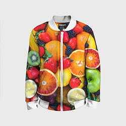 Детский бомбер Мультифрукт