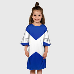 Платье клеш для девочки Флаг, цвет: 3D-принт — фото 2