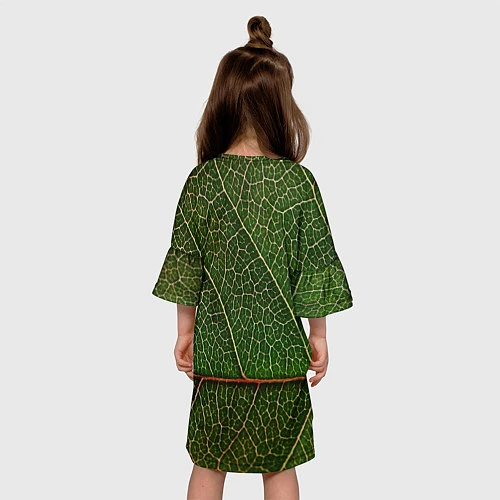 Детское платье Листик / 3D-принт – фото 4