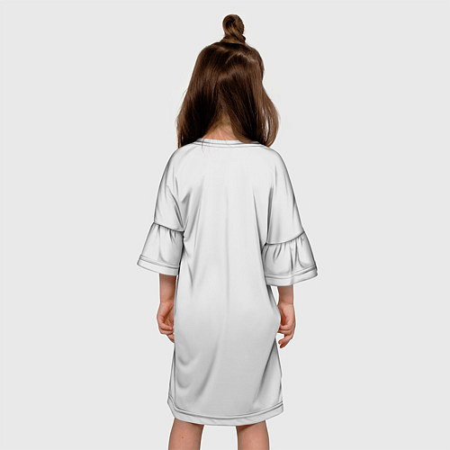 Детское платье Череп 41 / 3D-принт – фото 4