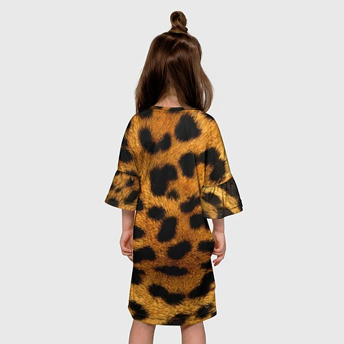 Детское платье Шкура леопарда / 3D-принт – фото 4