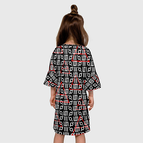 Детское платье 30 STM: Symbol Pattern / 3D-принт – фото 4