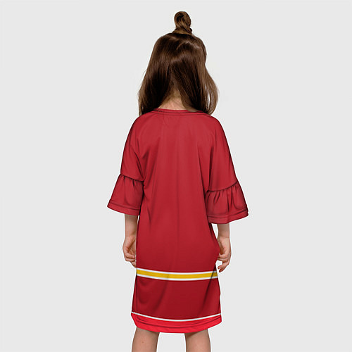 Детское платье Calgary Flames / 3D-принт – фото 4