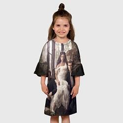 Платье клеш для девочки Vampire Queen, цвет: 3D-принт — фото 2