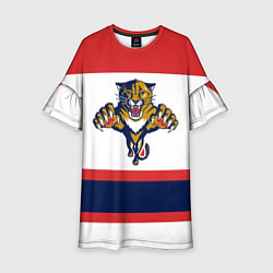 Платье клеш для девочки Florida Panthers, цвет: 3D-принт