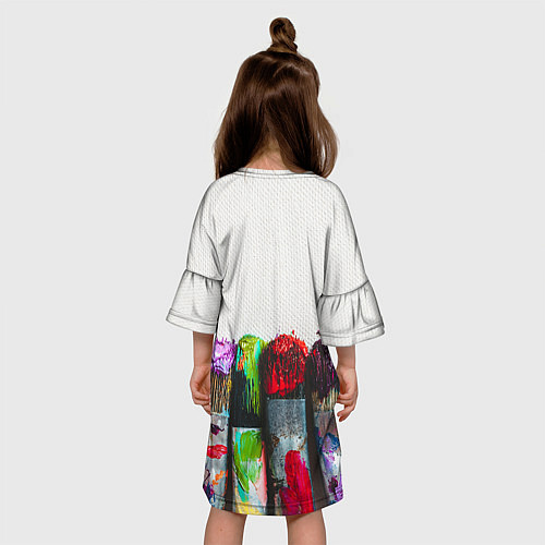 Детское платье Учителю рисования / 3D-принт – фото 4