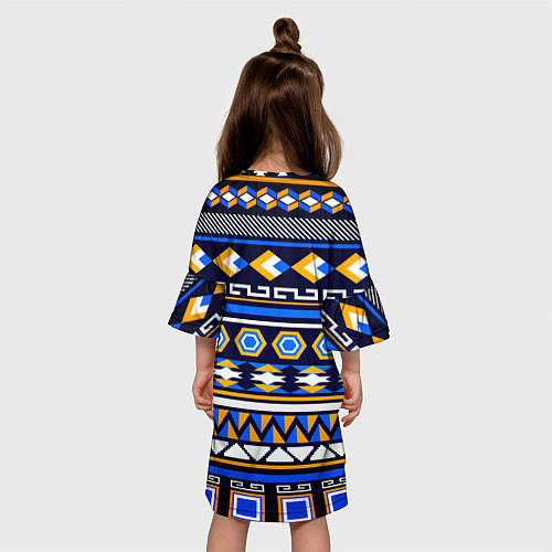 Детское платье Этнический узор / 3D-принт – фото 4