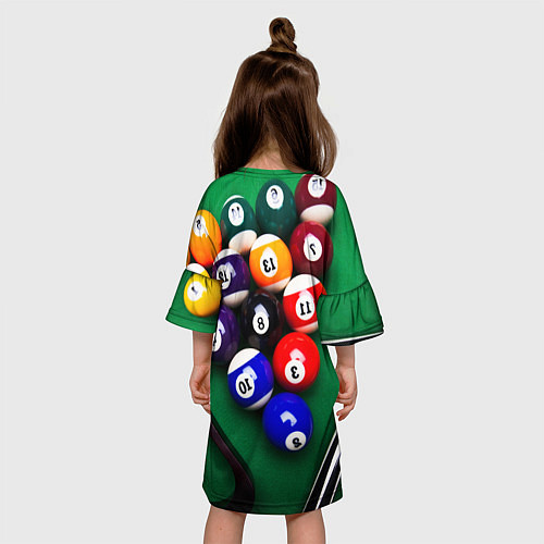 Детское платье Бильярд / 3D-принт – фото 4