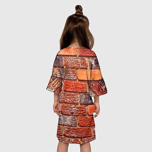Детское платье Кирпичи / 3D-принт – фото 4