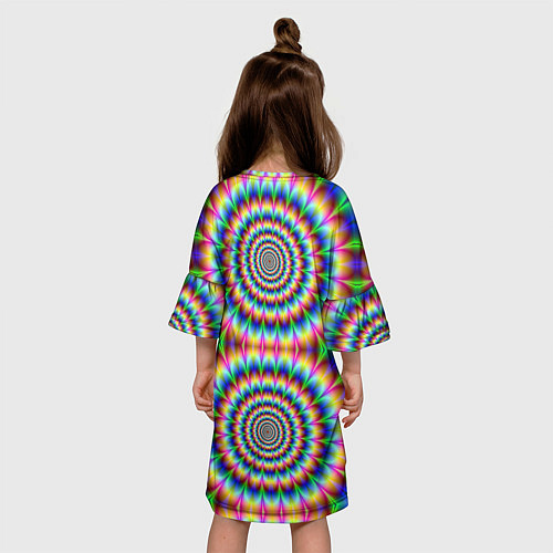 Детское платье Grazy fractal / 3D-принт – фото 4
