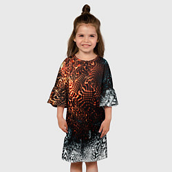 Платье клеш для девочки Technology, цвет: 3D-принт — фото 2