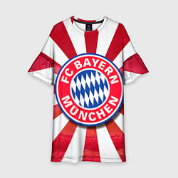 Платье клеш для девочки FC Bayern, цвет: 3D-принт