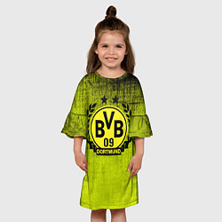 Платье клеш для девочки Borussia5, цвет: 3D-принт — фото 2