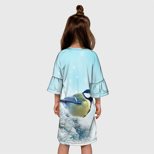 Детское платье Зима / 3D-принт – фото 4