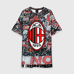 Платье клеш для девочки Milan FC, цвет: 3D-принт